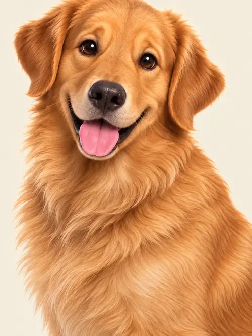 Perro en estilo caricatura