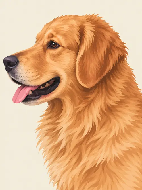 Perro en estilo vectorial